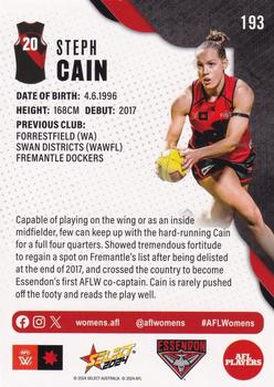2024 Select AFL Footy Stars #193 Steph Cain Back